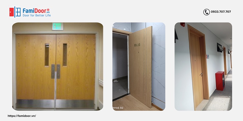 Các mẫu cửa nhựa composite phủ sơn PU đẹp