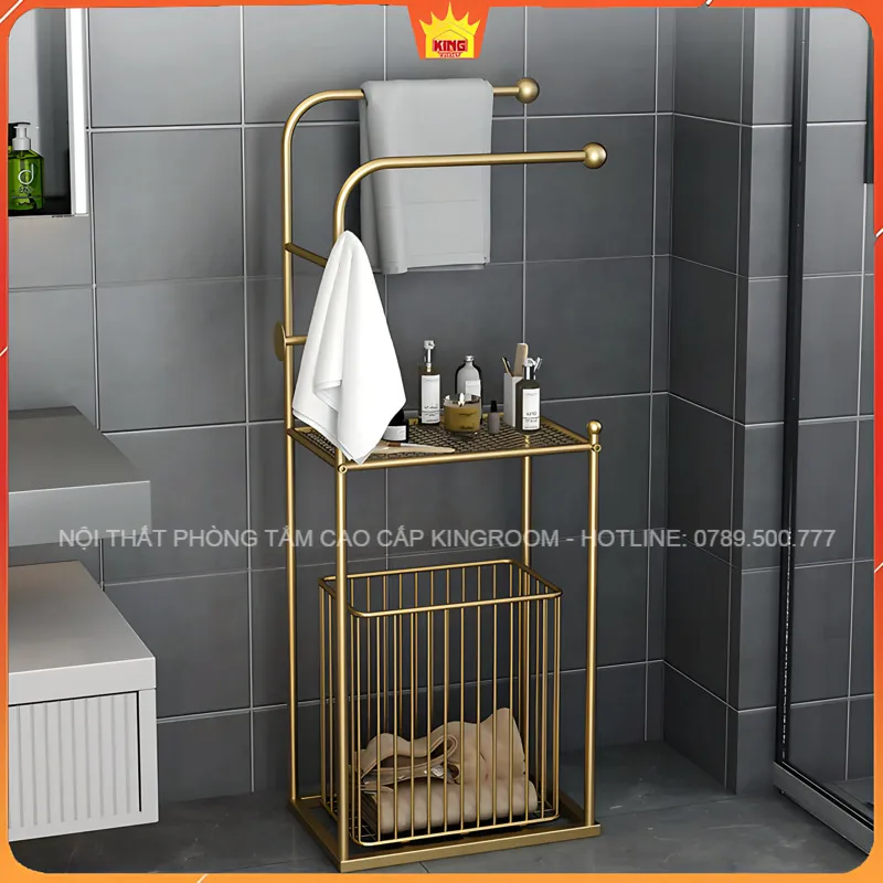 Kệ nhà tắm đứng inox 304