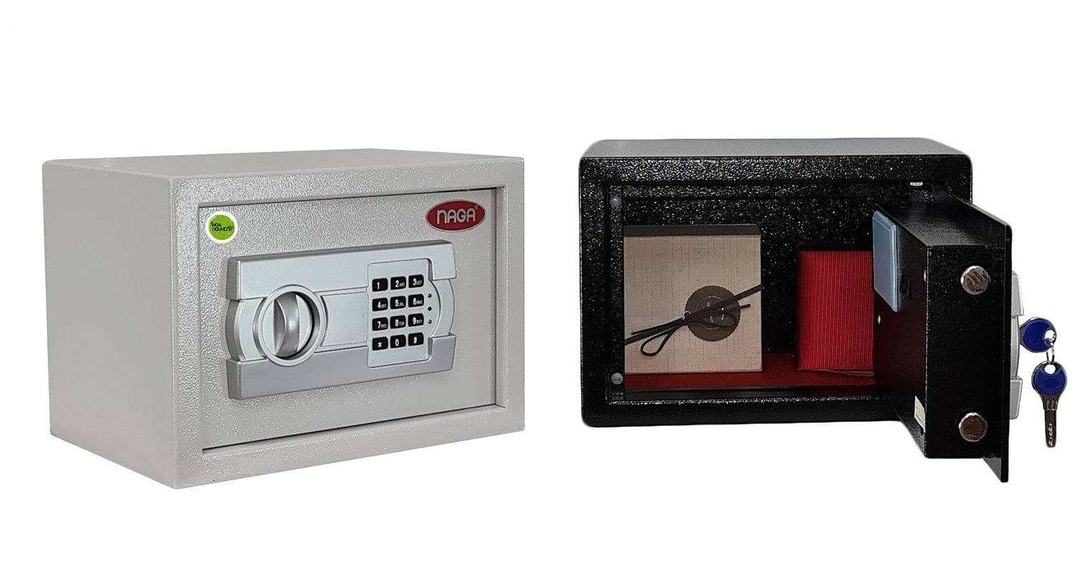 Mẫu két Sắt Mini NAGA NG‑22 nhỏ gọn, có giá tiết kiệm