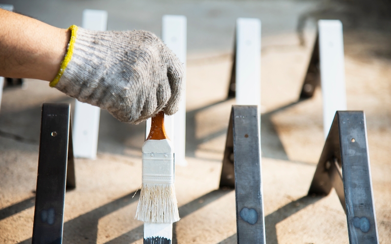 Nếu muốn tăng tính thẩm mỹ của công trình hoặc thêm lớp bảo vệ thì nên sơn thép hộp mạ kẽm