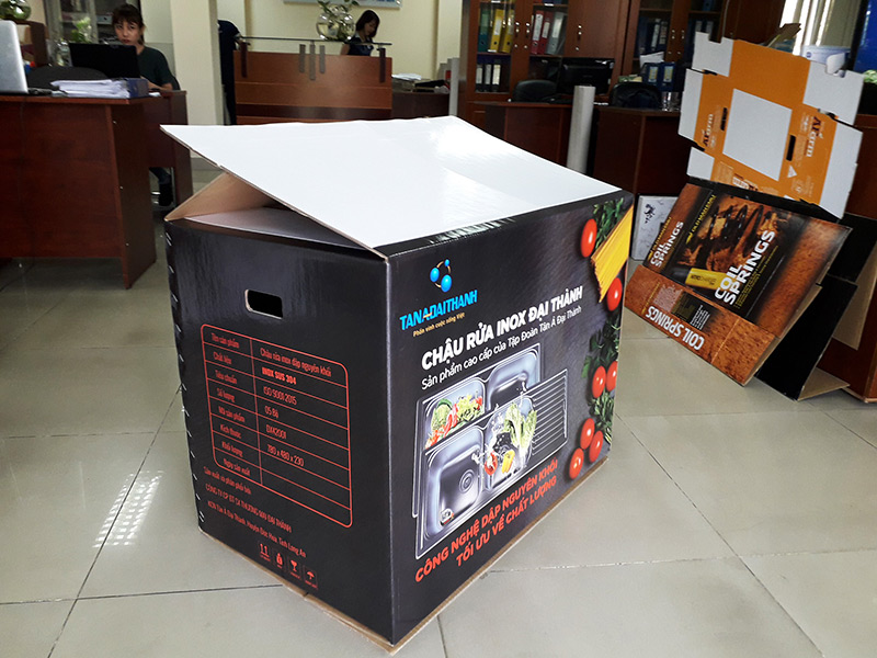 thùng carton đựng inox