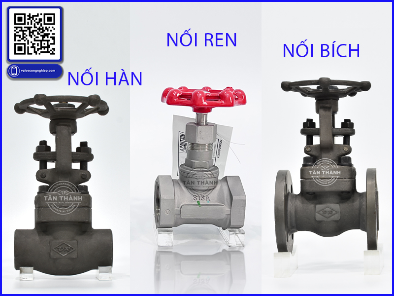 Phân loại theo phương thức kết nối hàn, ren, bích